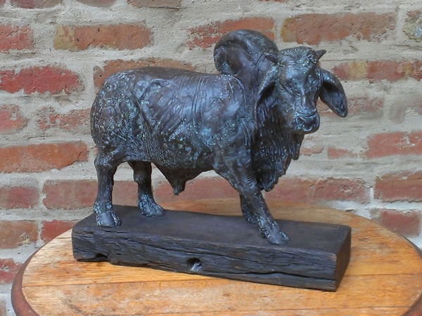 brahman bull figurine